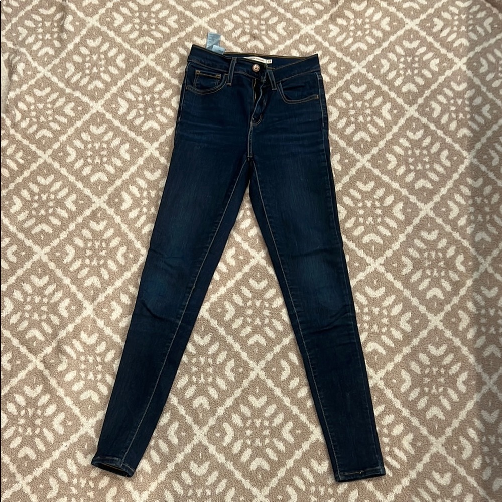 Women's Levi’s Dark Blue Jeans, 720 HIGH RISE SUPER SKINNY WOMEN'S JEANS